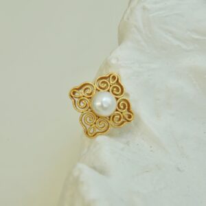 Song Dynasty porcelain with snow patterns Earrings - Image 3