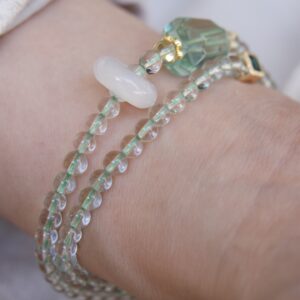 Natural fluorite crystal bracelet - Image 6