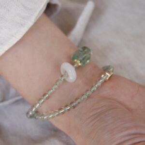 Natural fluorite crystal bracelet - Image 7