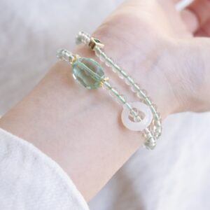 Natural fluorite crystal bracelet - Image 8