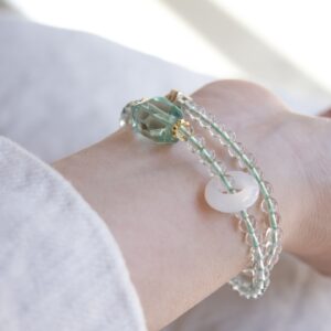 Natural fluorite crystal bracelet - Image 9