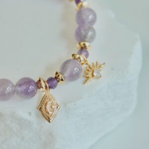 Lavender amethyst bracelet - Image 5