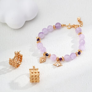 Lavender amethyst bracelet - Image 10