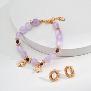Lavender amethyst bracelet - Image 11