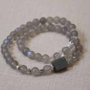 Natural Grey Moonstone Bracelet - Image 12