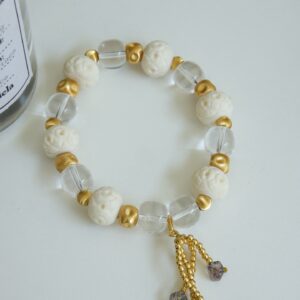 Moonlight Reindeer White Crystal Bracelet - Image 11