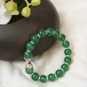 Green crystal bracelet - Image 2