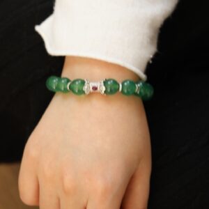Green crystal bracelet - Image 8