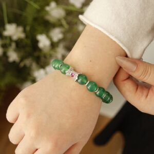 Green crystal bracelet - Image 9