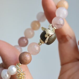 For longevity Violet crystal bracelet - Image 1