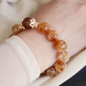 Glue Flower Crystal Bracelet - Image 1