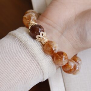 Glue Flower Crystal Bracelet - Image 3