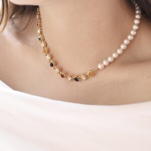 Colored zircon necklace - Image 2
