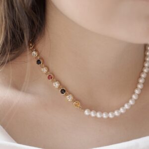 Colored zircon necklace - Image 7