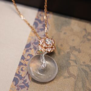 Natural water pearl peace pendant necklace - Image 6