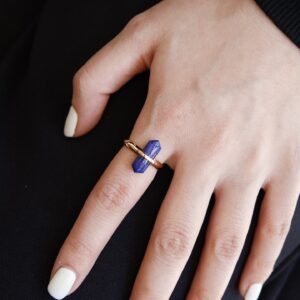 Hexagonal lapis lazuli - Image 1