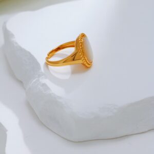 Silver Bead Ring - Image 5